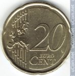 20 центов 2010 г. Франция(24)-  880.5 - аверс