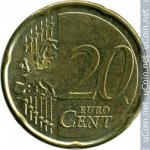 20 центов 2013 г. Франция(24)-  880.5 - аверс