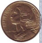5 сентим 1974 г. Франция(24)-  880.5 - реверс