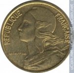 5 сентим 1981 г. Франция(24)-  880.5 - реверс