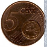5 центов 1999 г. Франция(24)-  880.5 - аверс