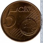5 центов 2008 г. Франция(24)-  880.5 - аверс