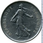 5 франков 1971 г. Франция(24)-  880.5 - аверс