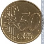 50 центов 2000 г. Франция(24)-  880.5 - реверс