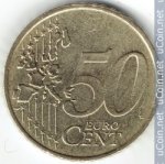 50 центов 2001 г. Франция(24)-  880.5 - аверс