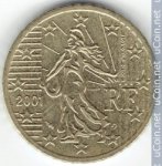 50 центов 2001 г. Франция(24)-  880.5 - реверс