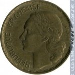 50 франков 1951 г. Франция(24)-  880.5 - реверс