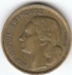 10 франков 1953 г. Франция(24)-  880.5 - реверс