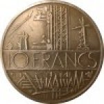 10 франков 1977 г. Франция(24)-  880.5 - аверс