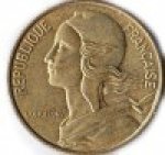 5 сентим 1996 г. Франция(24)-  880.5 - реверс