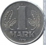 1 марка 1975 г. Германия(6) - 764.6 - аверс
