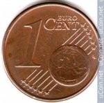 1 цент 2007 г. Германия(6) - 764.6 - аверс