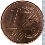 1 цент 2008 г. Германия(6) - 764.6 - аверс