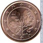 1 цент 2013 г. Германия(6) - 764.6 - реверс