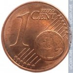 1 цент 2015 г. Германия(6) - 764.6 - аверс