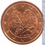 1 цент 2015 г. Германия(6) - 764.6 - реверс