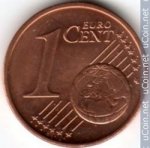 1 цент 2002 г. Германия(6) - 764.6 - аверс