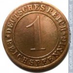 1 пфенниг 1934 г. Германия(6) - 764.6 - аверс