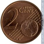 2 цента 2006 г. Германия(6) - 764.6 - аверс