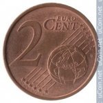 2 цента 2003 г. Нидерланды(15) -250.3 - аверс