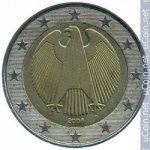 2 евро 2004 г. Германия(6) - 764.6 - реверс