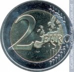 2 евро 2010 г. Германия(6) - 764.6 - аверс