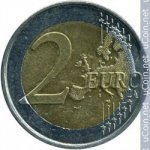 2 евро 2000 г. Нидерланды(15) -250.3 - аверс