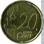 20 центов 2014 г. Германия(6) - 764.6 - аверс