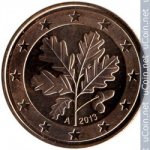 5 центов 2013 г. Германия(6) - 764.6 - реверс