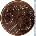 5 центов 2014 г. Германия(6) - 764.6 - аверс