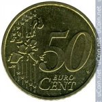 50 центов 2004 г. Германия(6) - 764.6 - аверс