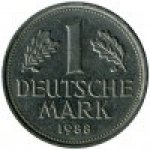 1 марка 1988 г. Германия(6) - 764.6 - аверс
