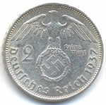 2 марки 1937 г. Германия(6) - 764.6 - аверс