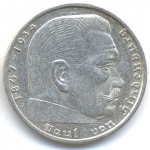 2 марки 1937 г. Германия(6) - 764.6 - реверс