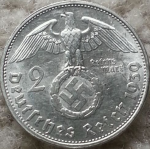 2 марки 1939 г. Германия(6) - 764.6 - аверс