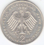 2 марки 1989 г. Германия(6) - 764.6 - аверс