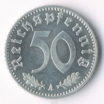 50 пфеннигов 1935 г. Германия(6) - 764.6 - аверс