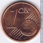 1 цент 2002 г. Греция(7) - 289.2 - аверс