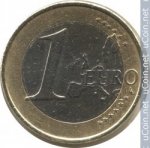 1 евро 2004 г. Греция(7) - 301.2 - аверс