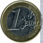 1 евро 2005 г. Ирландия(9) - 74.7 - аверс