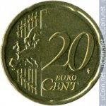 20 центов 2008 г. Греция(7) - 301.2 - аверс