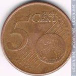 5 центов 2006 г. Греция(7) - 301.2 - реверс