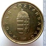 1 форинт 1997 г. Венгрия(4) - 76.6 - реверс