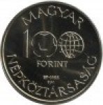 100 форинтов 1985 г. Венгрия(4) - 76.6 - аверс