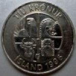 10 крон 1996 г. Исландия(10) - 107.6 - реверс