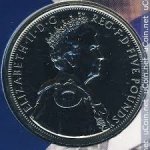 5 фунтов 2012 г. Великобритания(5) -1989.8 - реверс