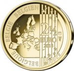 2.5 евро 2018 г. Бельгия(3) - 465.2 - реверс