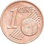 1 цент 2023 г. Хорватия(19) -10.5 - аверс