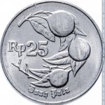 25 рупий 1996 г. Индонезия(9) - 13.9 - реверс