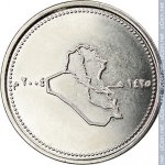 100 динаров 2004 г. Ирак(9) -28.9 - аверс